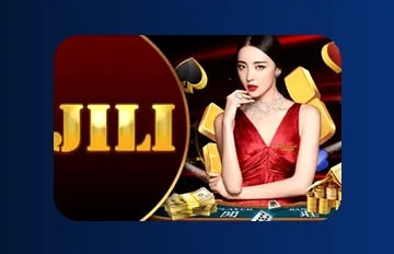 โลโก้ค่ายเกมสล็อต JILI ที่ปรากฏในล็อบบี้ของ slot1234
